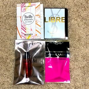 Set of 4 Samples for Women HERMES • PRADA • LIBRE • BLACK OPIUM